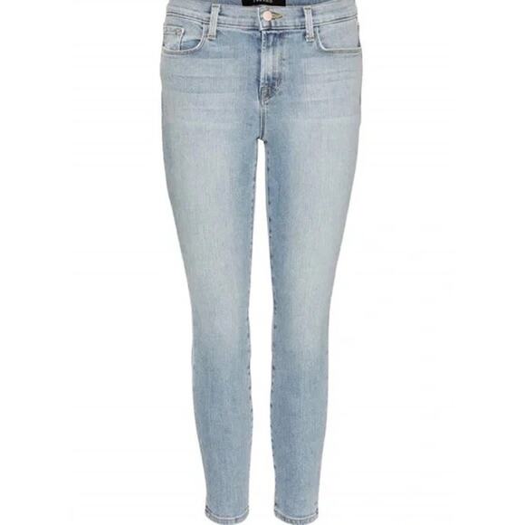 J Brand Capri Beach Line Jeans Light Blue - 24 Excellent - Cropped Fit - Picture 3 of 16